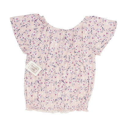 Pink Floral Blouse