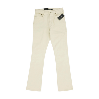 Beige Bootcut Jeans