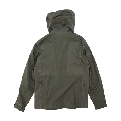 Gray Solid Rain Jacket