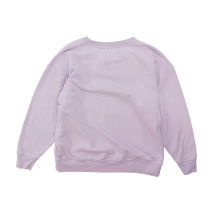 Lavender Solid Sweatshirt Pullover