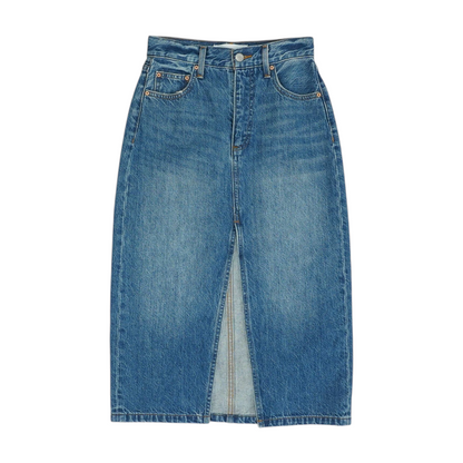 Blue Midi Skirt