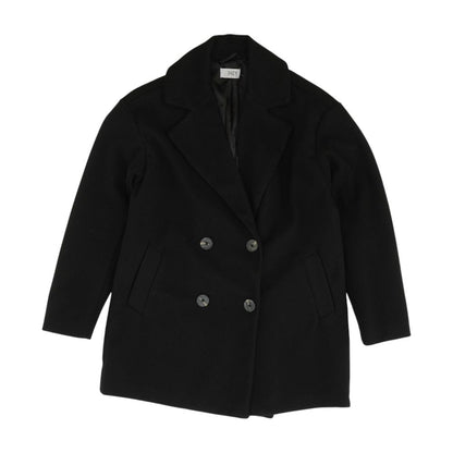 Black Solid Peacoat