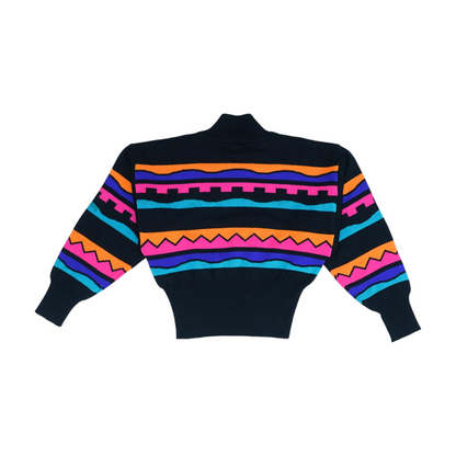 Vintage Multi Color Block Pullover Sweater