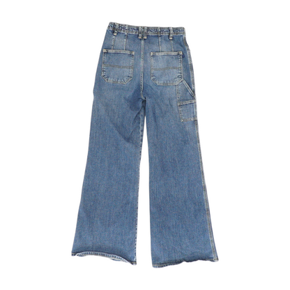 Blue Wide Leg Jeans