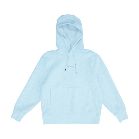 White Solid Hoodie Pullover