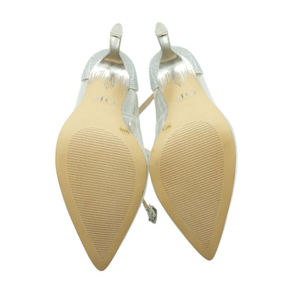 Silver Stiletto Heels