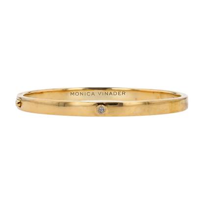 Sterling Silver Diamond Bangle Bracelet