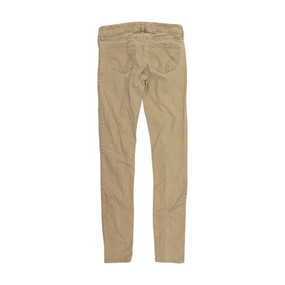Khaki Low Rise Skinny Leg Jeans