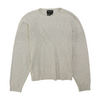 Beige Solid Pullover Sweater