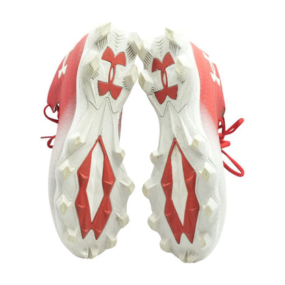Under Armour RM 4.0 Football Cleats Red Low Top Athletic Shoes