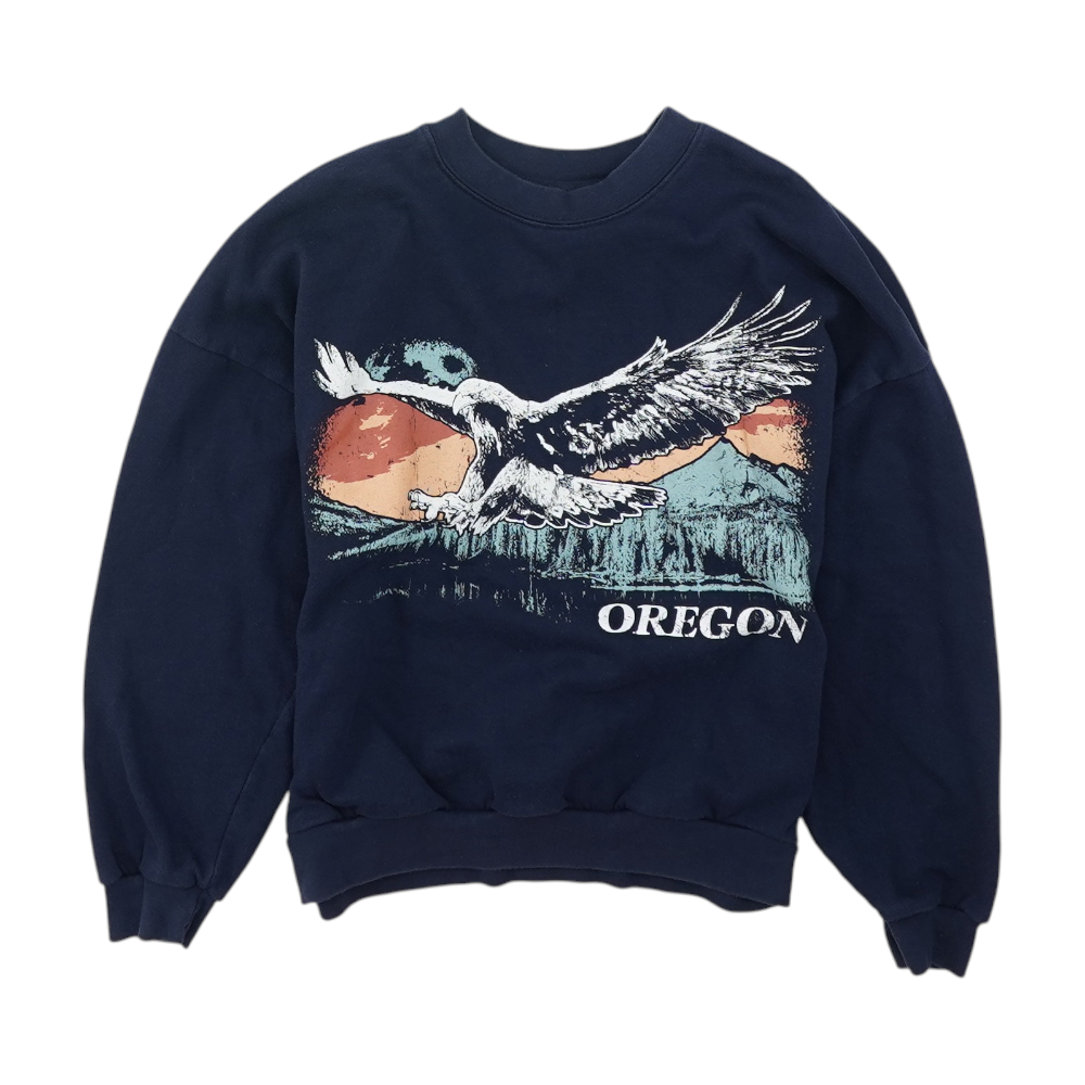 Navy Solid Pullover Sweater