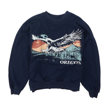 Navy Solid Pullover Sweater