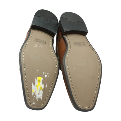 Brown Lace-Up Dress Shoes