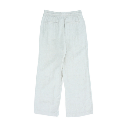 Beige Wide Leg Pants
