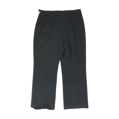 Black Solid Dress Pants