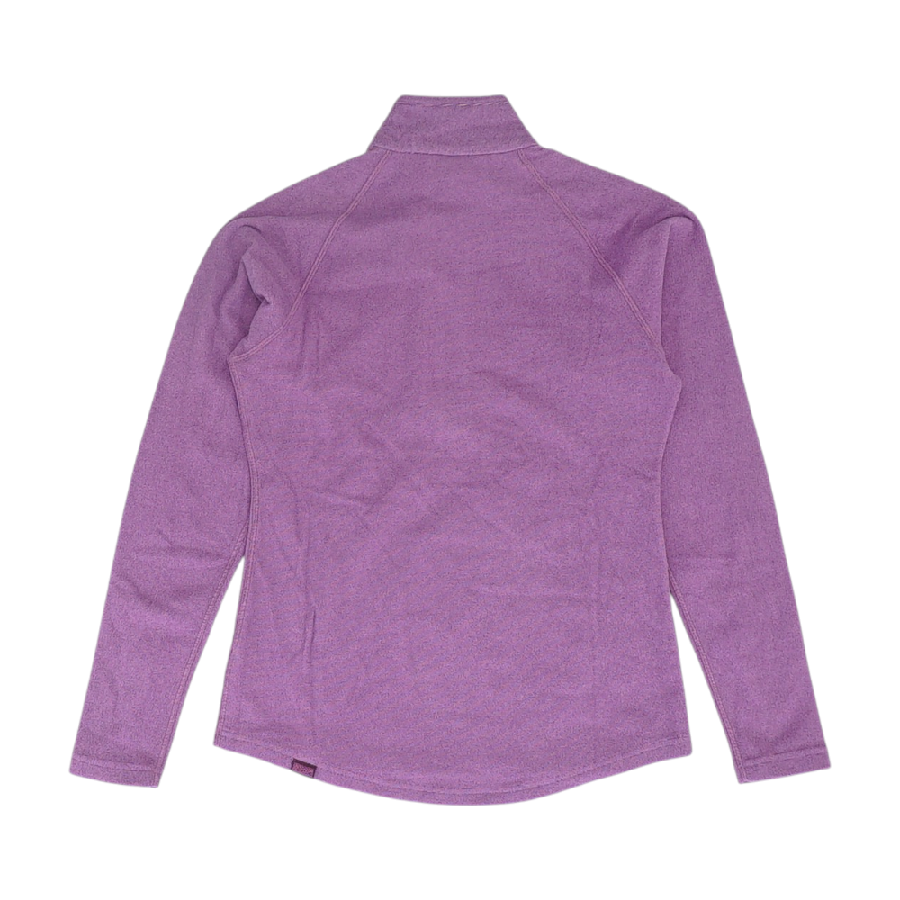 Purple Solid 1/4 Zip Pullover