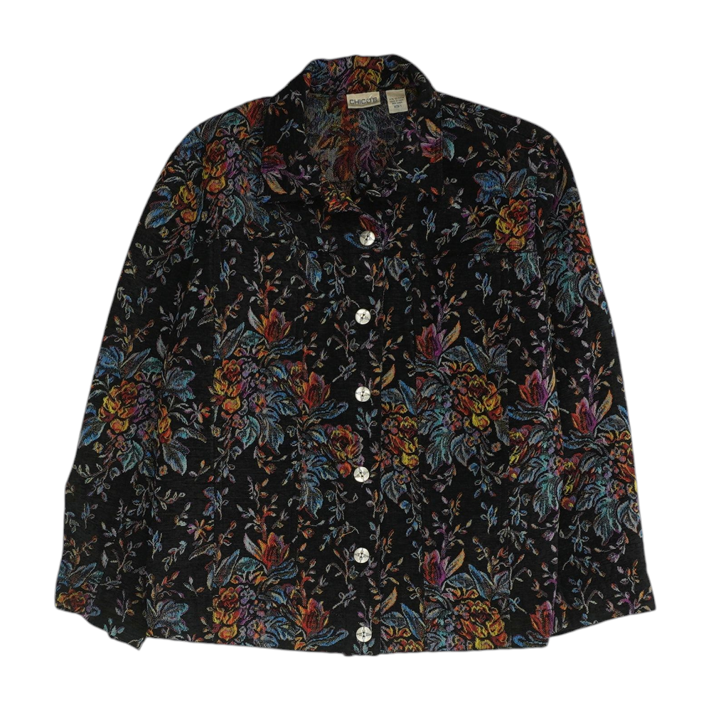 Black Floral Jacket