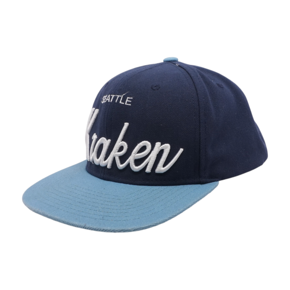 Navy Seattle Kraken Ballcap