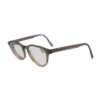 Gray OLI Round Prescription Eyewear