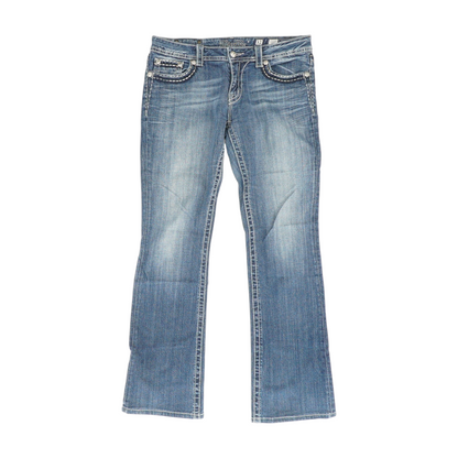 Blue Bootcut Jeans