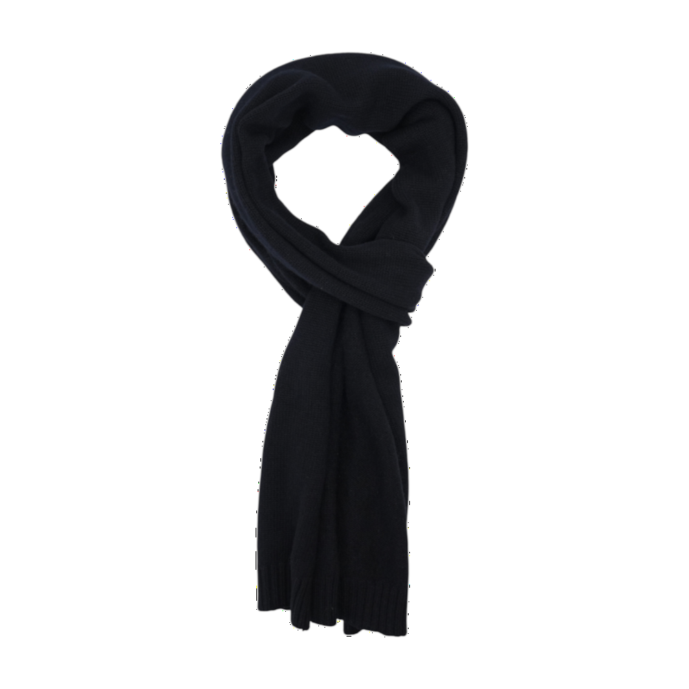 Black Cashmere Blend Scarf