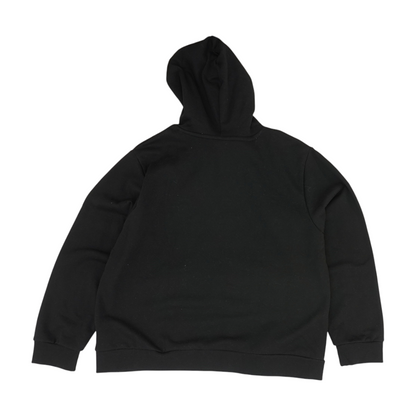 Black Solid Hoodie Pullover