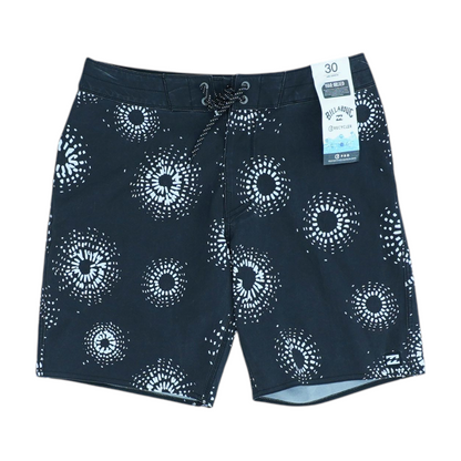 Black Graphic Swim Bottom