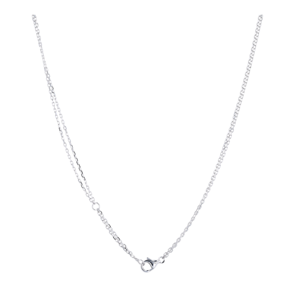Cartier 18K White Gold Diamond Pendant Necklace – Image 2
