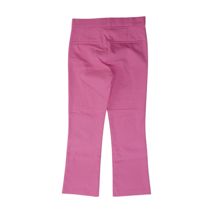 Pink Solid Capris