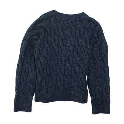 Navy Cardigan Sweater