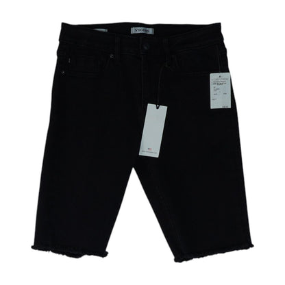 Black Denim Shorts