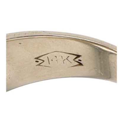14K Tri-Tone Gold Band