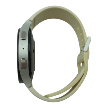 44mm Galaxy Watch5 Silver Smartwatch White Band M/L