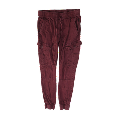 Burgundy Tapered Pants