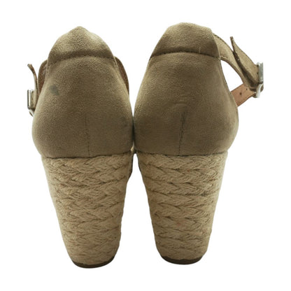 Beige Wedge Heels