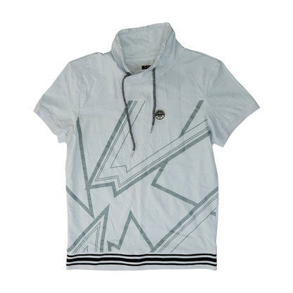 White Print Active T-Shirt