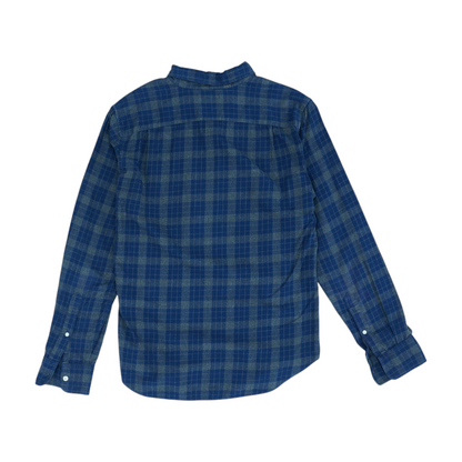 Gray Check Flannel Button Down
