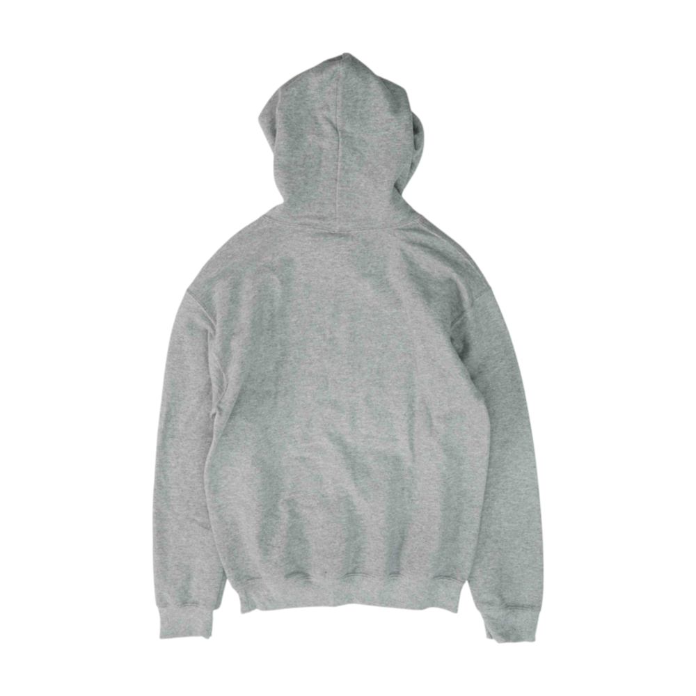 Gray Solid Hoodie Pullover