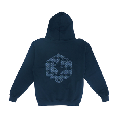 Black Graphic Hoodie Pullover