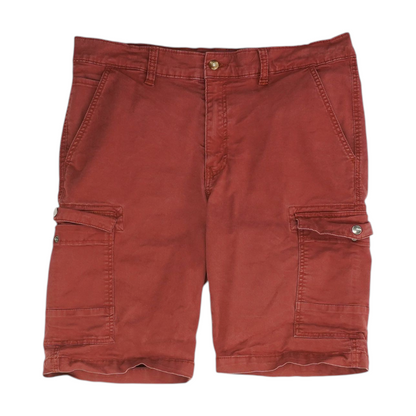 Red 5-Pocket Shorts