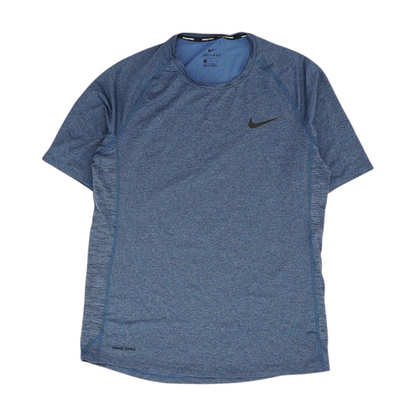 Blue Solid Active T-Shirt