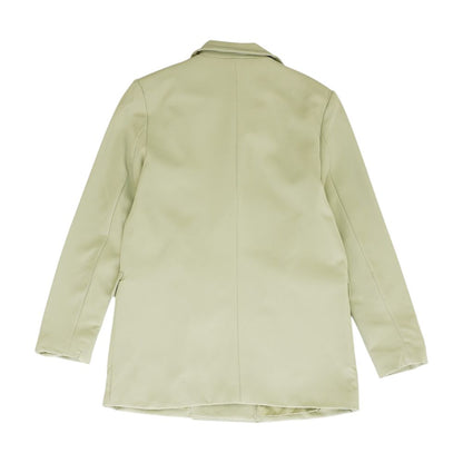 Green Solid Blazer
