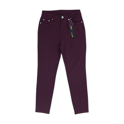Maroon Slim Pants