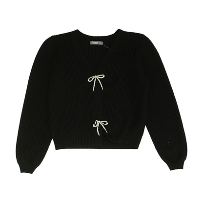 Black Cardigan Sweater