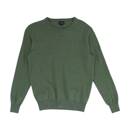 Green Solid Pullover Sweater