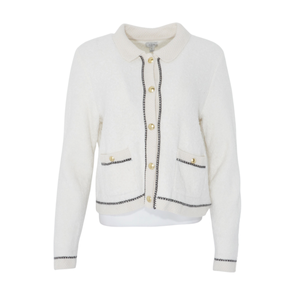 Cream Cardigan Sweater