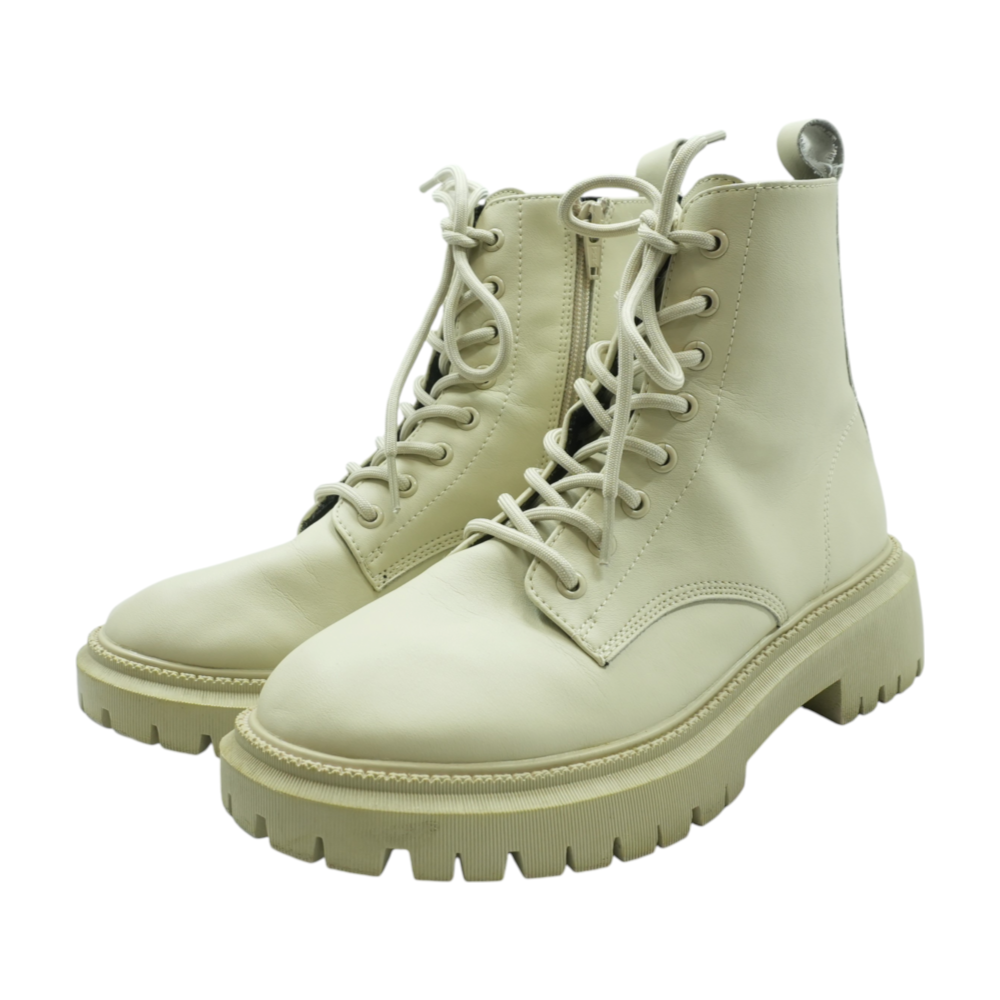 Beige Ankle Boots
