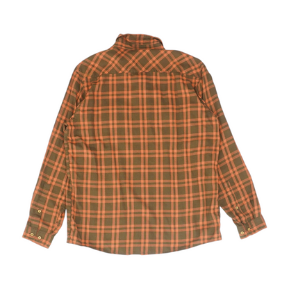 Brown Plaid Flannel Button Down