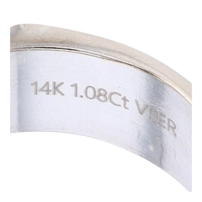 1 ctw 14K White Gold Diamond Band Ring