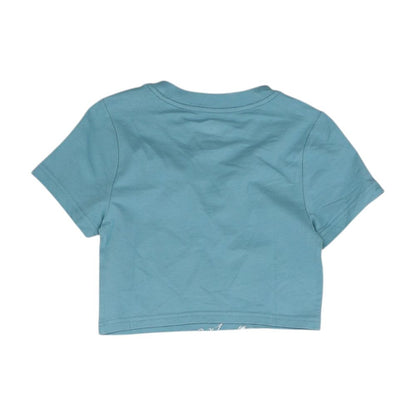 Blue Cropped T-Shirt